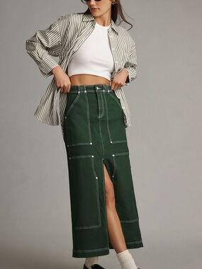Anthropologie/Pilcro Carpenter Maxi Skirt